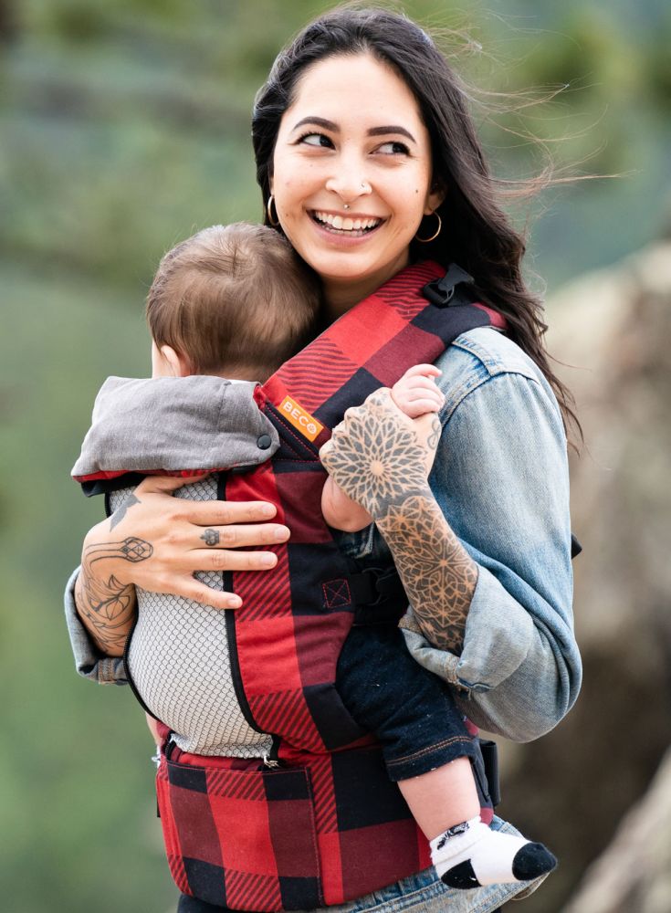 Beco 8 Baby Carrier - Buffalo Plaid (One Year Warranty)