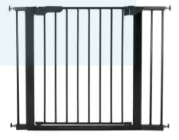 Baby Dan Premier Pressure Fit Safety Gate with 3 extensions (Black)