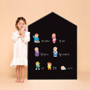 Noriterboard - Lillie Hus Board in Natural Wood (M size) - Black + Free Gifts
