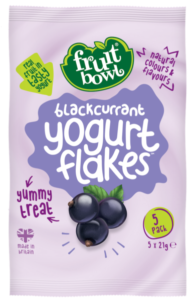 Fruit Bowl Yogurt Flakes - Blackcurrant (5x21g)  Exp: