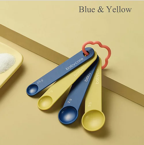 [Pack Of 3] Babycare Baby Salt Measuring Spoon - Yellow & Blue