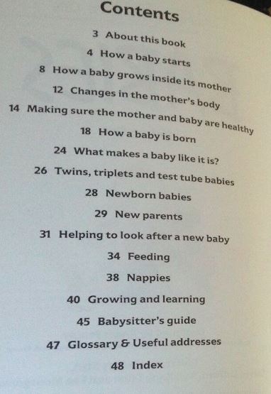 Usborne Facts Of Life - Babies