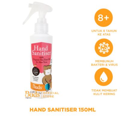 Buds Household Eco Hand Sanitiser 150ml Exp: 11/24