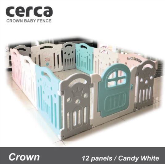 Cerca Crown Baby Fence (Candy / White)