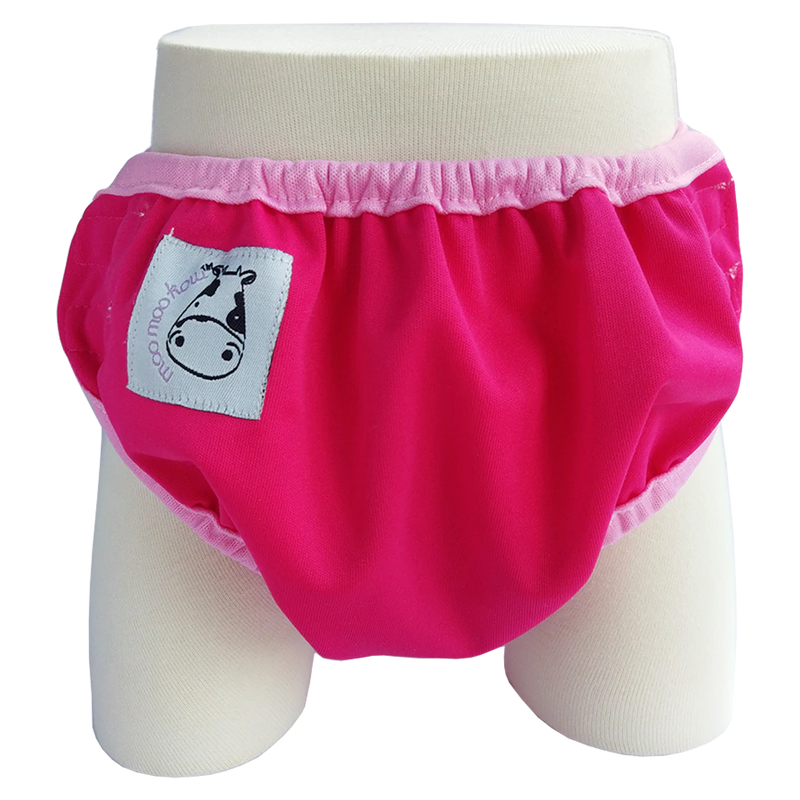 Moo Moo Kow One Size Swim Diaper - Candy Pink