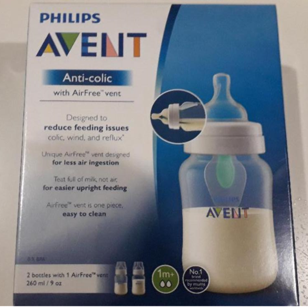 Philips Avent Anti Colic PP Bottles With Airfree Vent 260ml ( Twin Pack )