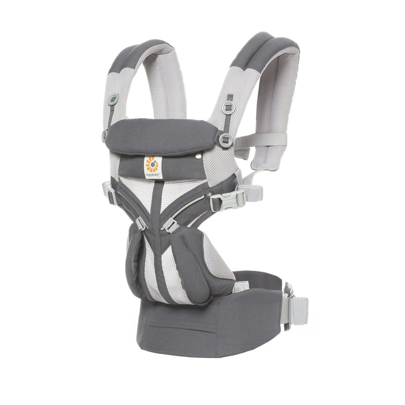 [10 year local warranty] Ergobaby Omni 360 Cool Air Mesh Baby Carrier - Carbon Grey