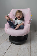 Snoozebaby Carseat Cover - Powder Pink