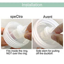 Maymom 2nd Generation Pump Valves for Spectra S1, S2 and 9 Pumps and Philips Avent Comfort Electric Breast Pump (4 pc)