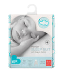 Love To Dream Sleep Suit Organic 0.2 Tog - Turquoise