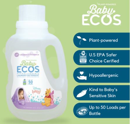 ECOS Baby Laundry Detergent Lavender & Chamomile Disney 50oz