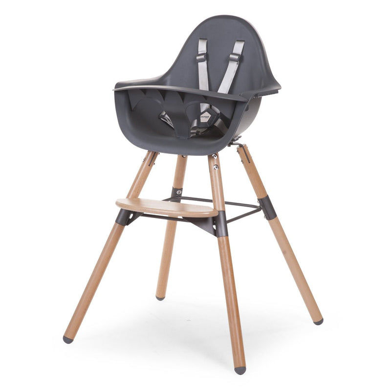 [1 yr local warranty] Childhome Evolu 2 High Chair - Natural Anthracite