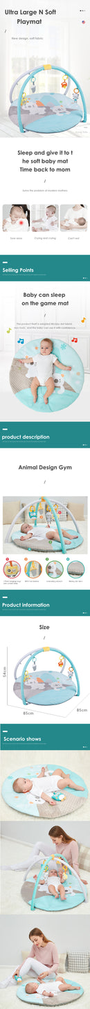 Konig Kids Ultra Large & Soft Play Mat With Minky Fabric