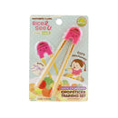 [2-Pack] Mother's Corn Training Chopsticks - Pink