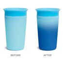 [2 Pack] Munchkin Miracle® 360° Colour Changing Cup - 9oz (Blue)