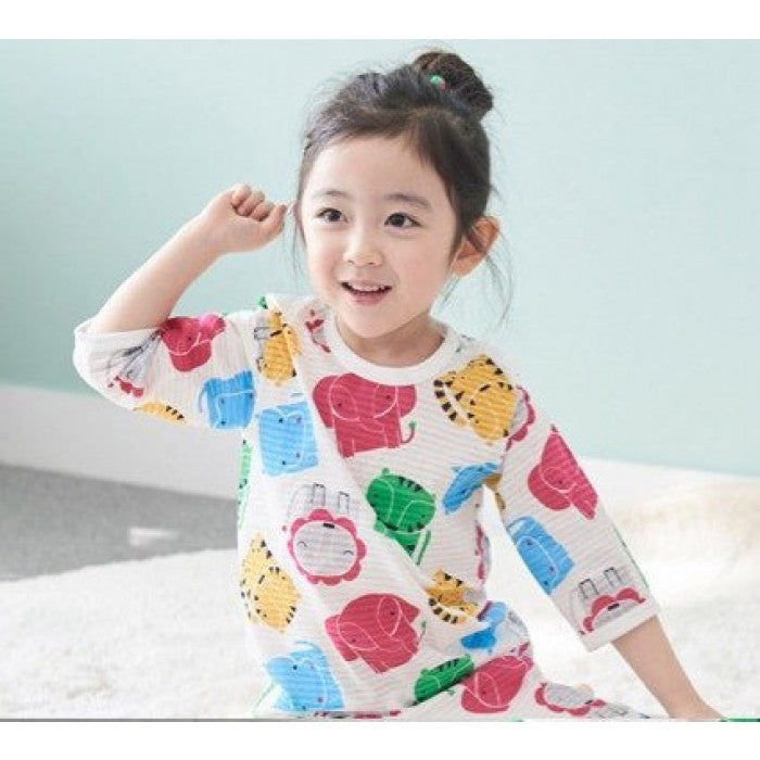 Puco Jacquard Pyjamas Set Colorful Friends - 6 Sizes!
