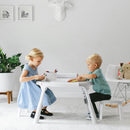 Oribel Portaplay Wonderland Adventures Grow with me (with stools) - Grey- With 6M Local Warranty