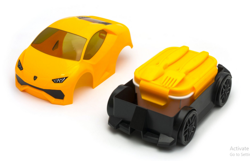 TravelMall Lamborghini Huracan Coupe Lunch Box Set - Orange