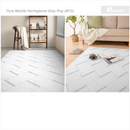[1 Yr Local Warranty] Parklon PURE Marble Herringbone Grey Rug (Size M12)
