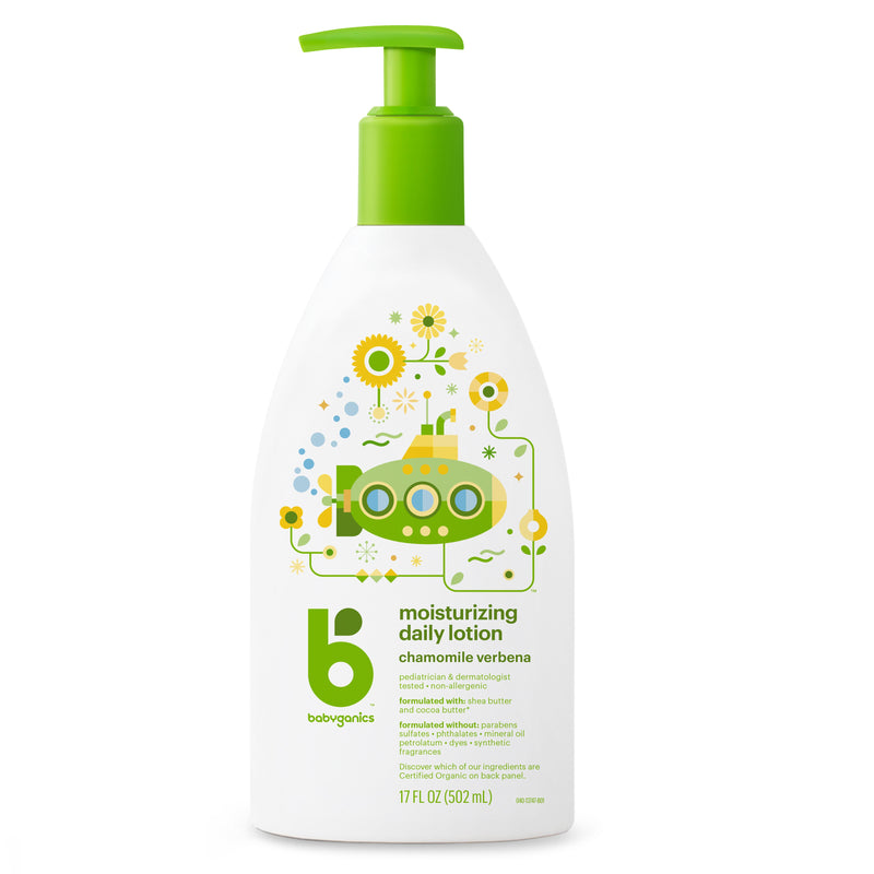 Babyganics Moisturizing Daily Lotion - Chamomile Verbena 502ml Exp: 05/23