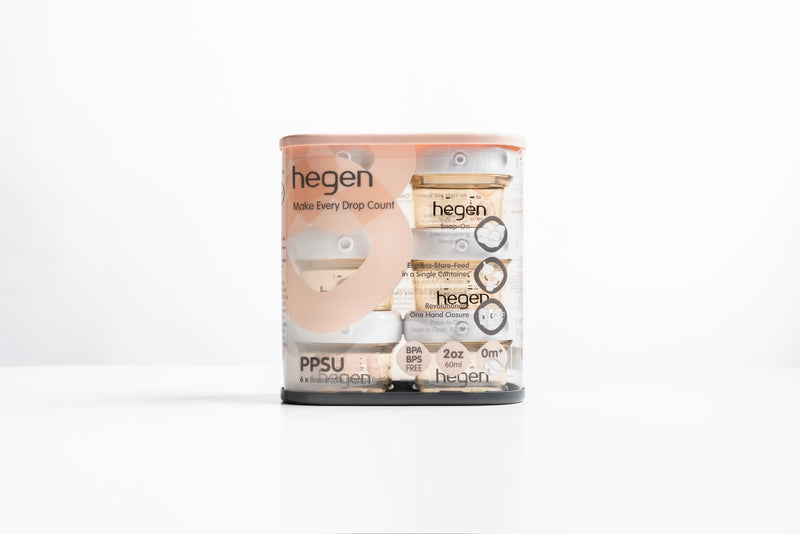 Hegen PCTO™ 60ml/2oz Breast Milk Storage PPSU (6-pack)