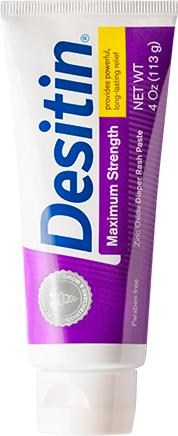 4 PACK - Desitin Maximum Strength Original Diaper Paste 4oz PURPLE Exp: 07/22