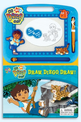 Learning Series Drawing Board with Book: Nick JR Go Diego Go! Draw, Diego, Draw!