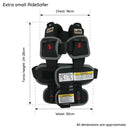 RideSafer Delight Wearable Safety Restraint - Black - Small (10 year local warranty)