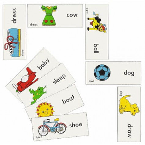 Learning Can Be Fun Dom - Matching Words & Pictures
