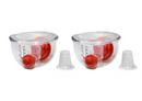 Imani Handsfree Cup Set (Clear) (25 mm Flange) - One pair