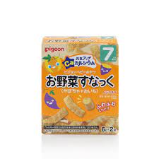 Pigeon Baby's Snack Veg Pumpkin & Sweet Patato (6g x 2) Exp: 12/24