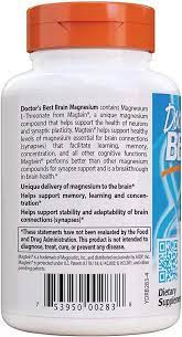 Doctor's Best Brain Magnesium with Magtein 50 mg, 90 vcaps.