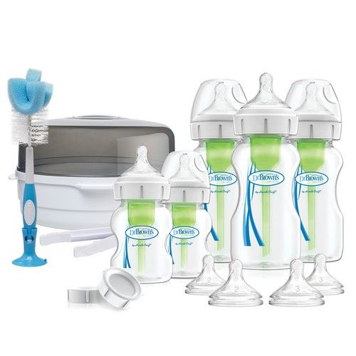 Dr Brown's Deluxe Newborn PP Wide Neck Option+Gift Set (Micster)