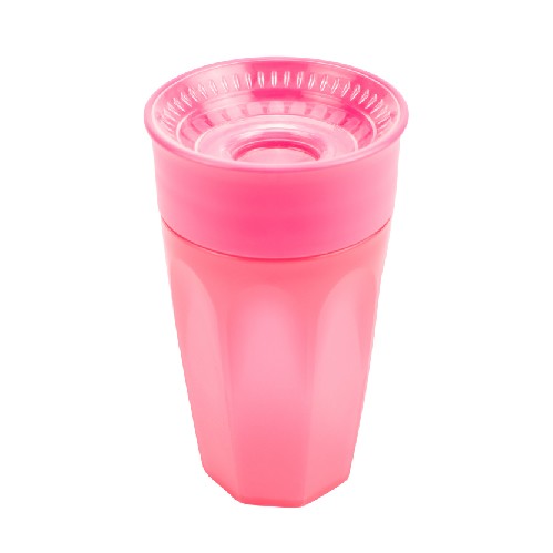 [Bundle Of 2] Dr Brown's 300ml Cheers 360 Cup W/Lid-Pink