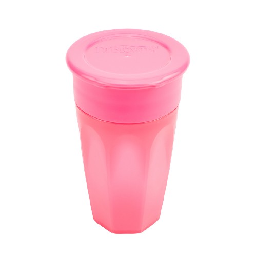 [Bundle Of 2] Dr Brown's 300ml Cheers 360 Cup W/Lid-Pink