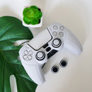 Mobilesteri Silicone Rubber Cover Skin Case & Thumb-Stick Grip Covers Set for PS5 Controllers