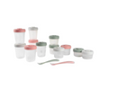 Beaba Expert Pack Meal & Food Storage Eucalyptus – 12 Clip Portions + 2x 1st Stage Silicone Spoons