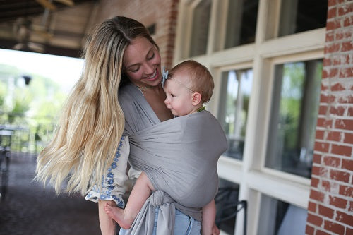 Boba Serenity Baby Wrap Light Grey Agape Babies Singapore