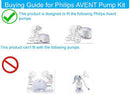 Maymom Breast Pump Kit - Flange (25mm) for Philips Avent Comfort Pump with Pad,Valve,Suction Membrane,Cap,Tubing (One Side)