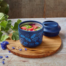 Monbento MB Element Insulated Lunch Box - Graphic Ginkgo Blue