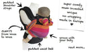 Emeibaby Hybrid Wrap Conversion Baby Carrier - Full Treemei Dark Grey