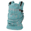 Emeibaby Hybrid Wrap Conversion Baby Carrier - Full Ikat Bright Gray Turquoise