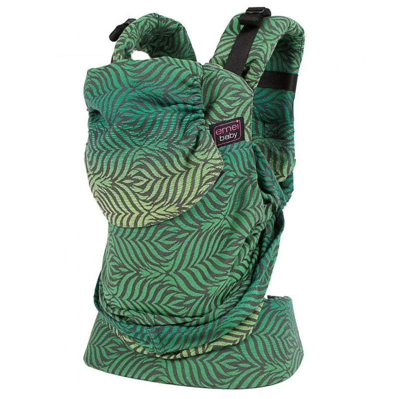 Emeibaby Wrap Conversion Toddler+ Carrier - Full Leaves Rainbow Light
