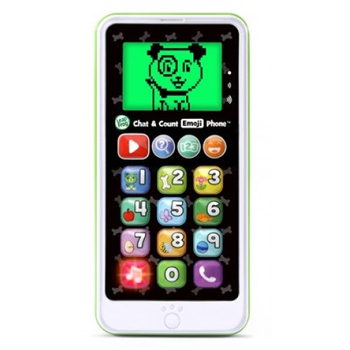 LeapFrog  Chat & Count Emoji Smart Phone - Green (3 Months Local Warranty)