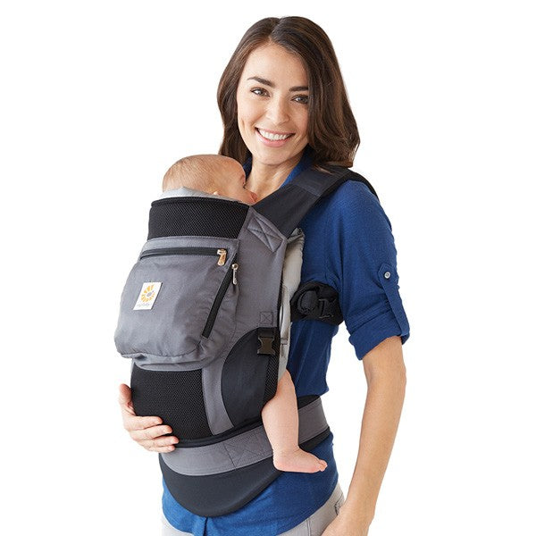 ergobaby sport carrier black Ergobaby Infant Insert - Performance Cool Mesh Grey (2015 Version)