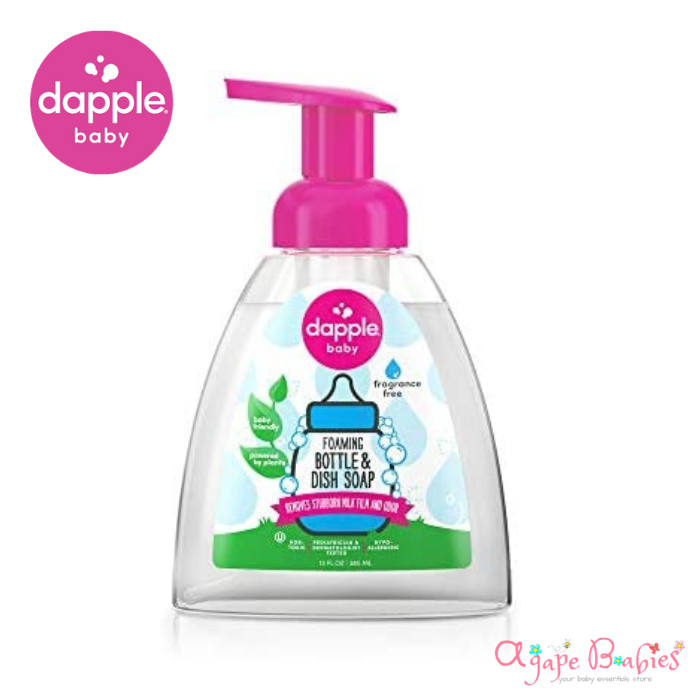 Dapple Foaming Baby Bottle & Dish Liquid Fragrance Free 13oz