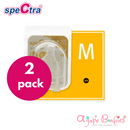 Spectra Wide Neck Teat Pack of 2 - M -