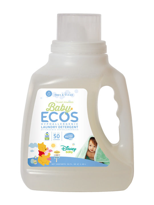ECOS Earth Friendly Baby Laundry Liquid - Free & Clear, 1478.5ml