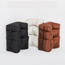 Poled FootLuv Triple Car Seat Footrest - Mocha Brown