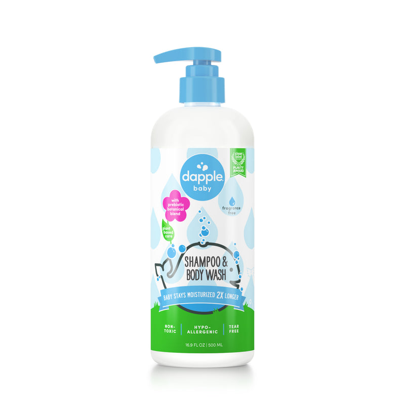 Dapple Shampoo & Body Wash (Fragrance Free) 500ml